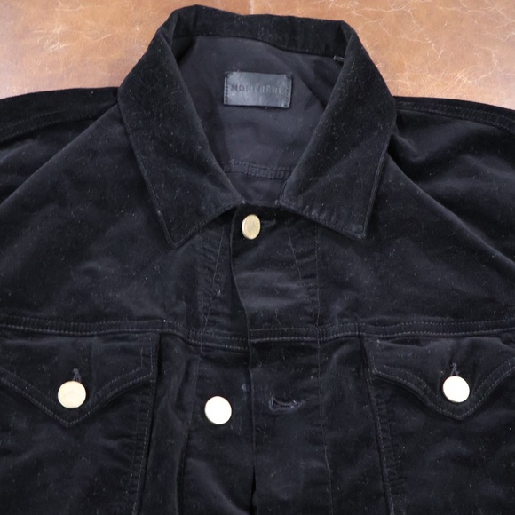 MONFRÉRE Velvet Button Down Jacket - Picture 2 of 10